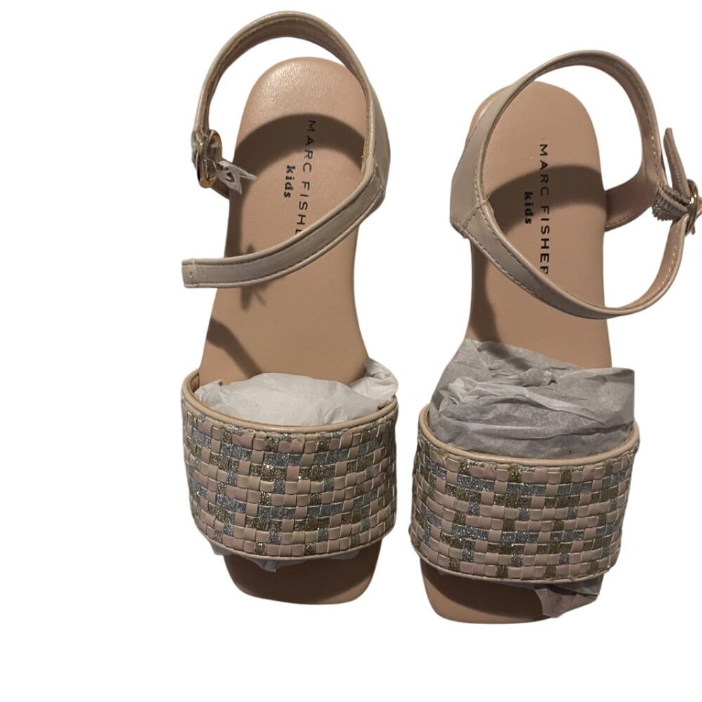 Marc Fisher kids sandals. Color Multi Hazel Woven. Size 1/12.5. - Picture 2 of 5